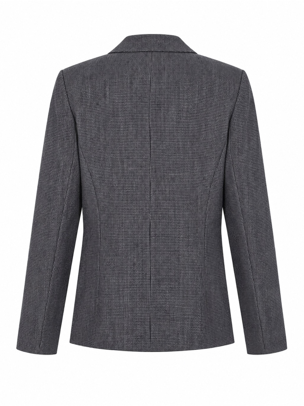 Kasper Charcoal Gray Tailored Pantsuit with Wide-Leg Trousers - Picture 4 of 5